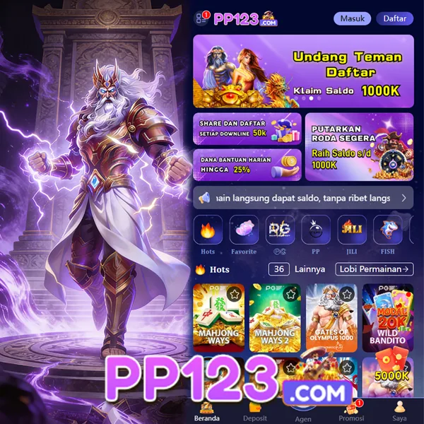 PP123 Bonus Member Baru 100%